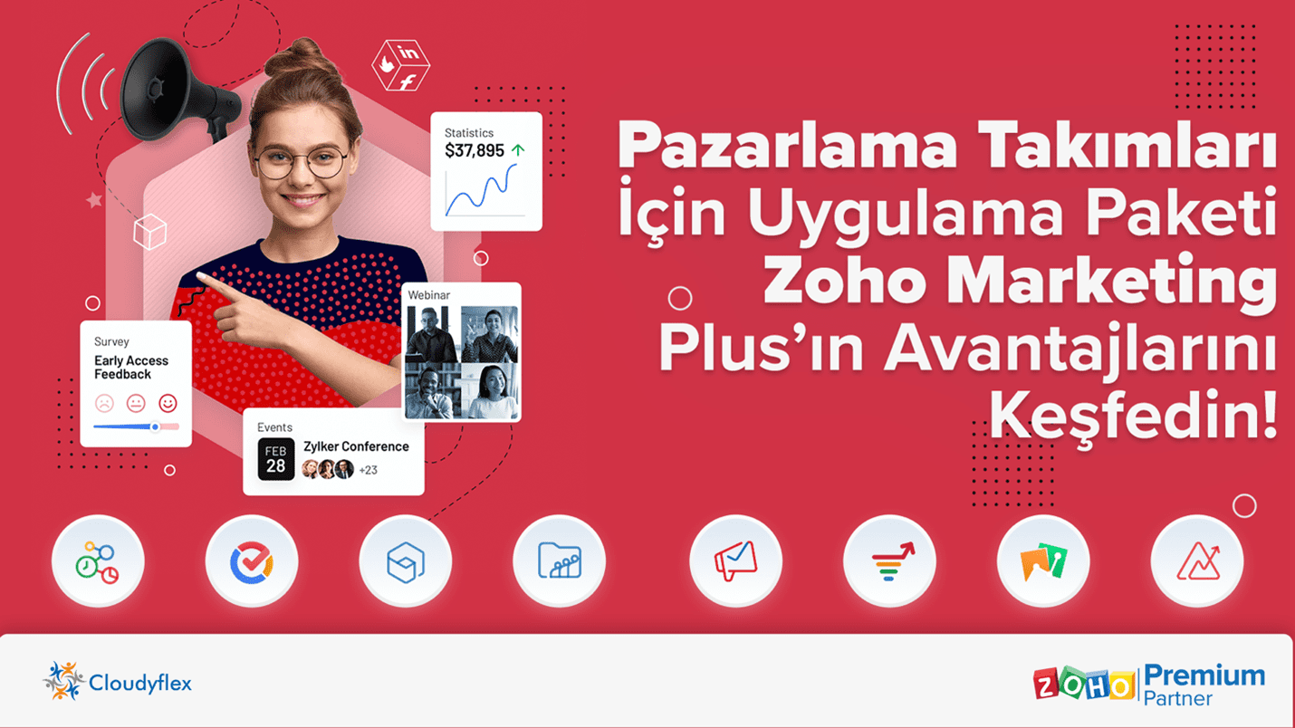 Pazarlama Takımları İçin Uygulama Paketi Zoho Marketing Plus'ın Avantajlarını Keşfedin!